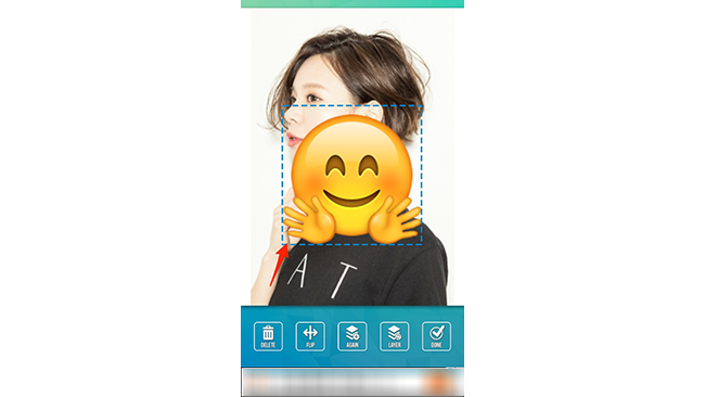 Insta Emoji Photo Editorを使ってかわいい絵文字スタンプを写真につけて遊ぼう Frigater